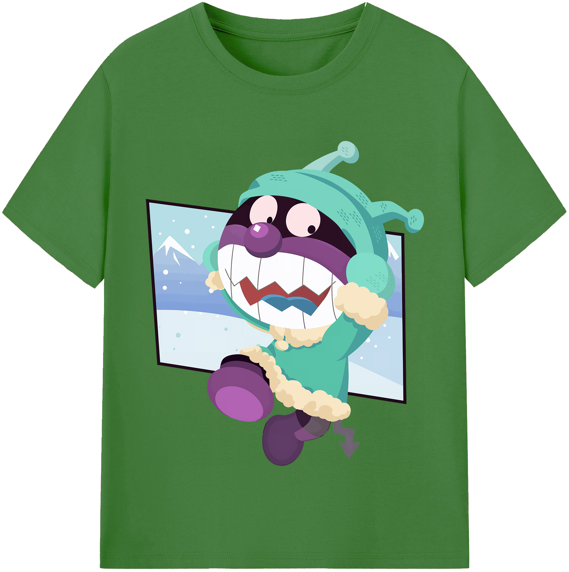 （画像用） アンパンマン Anpanman レディースカジュアルプリントTシャツ（綿100％）